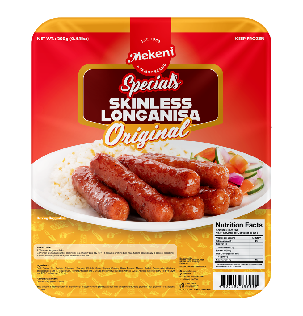 Skinless Longaniza(Original) 200g