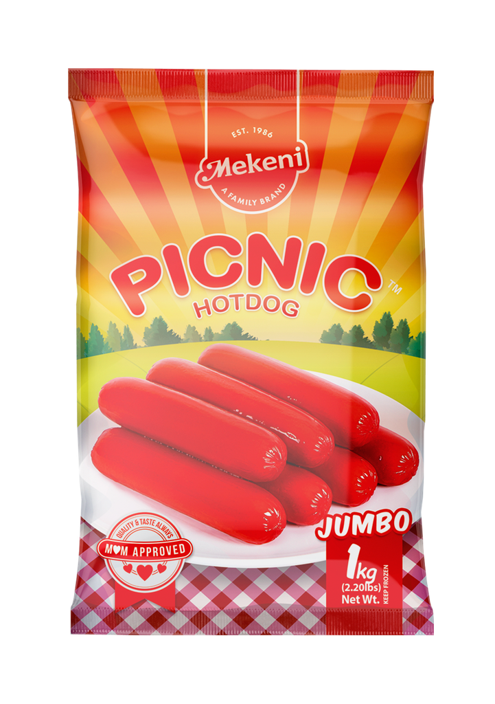 Picnic Red Hotdog Jumbo 1kg