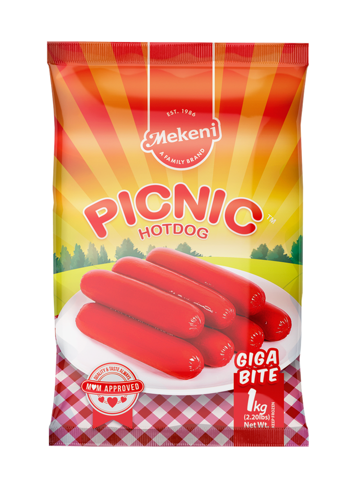 Picnic Red Hotdog Giga 1kg